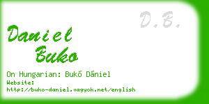 daniel buko business card