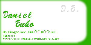 daniel buko business card